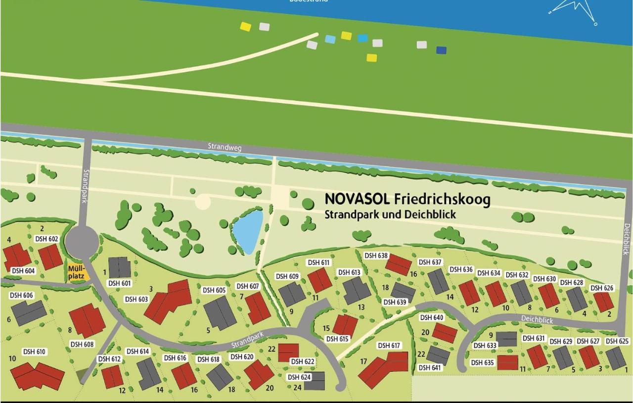 Villa Friedrichskoog-Deichblick 1 Extérieur photo